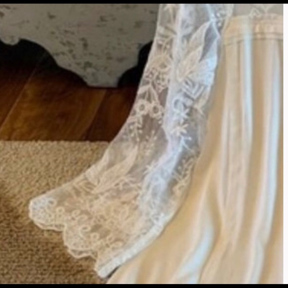 Bohemian Lace Layering Tunic Sz L - Picture 3 of 8